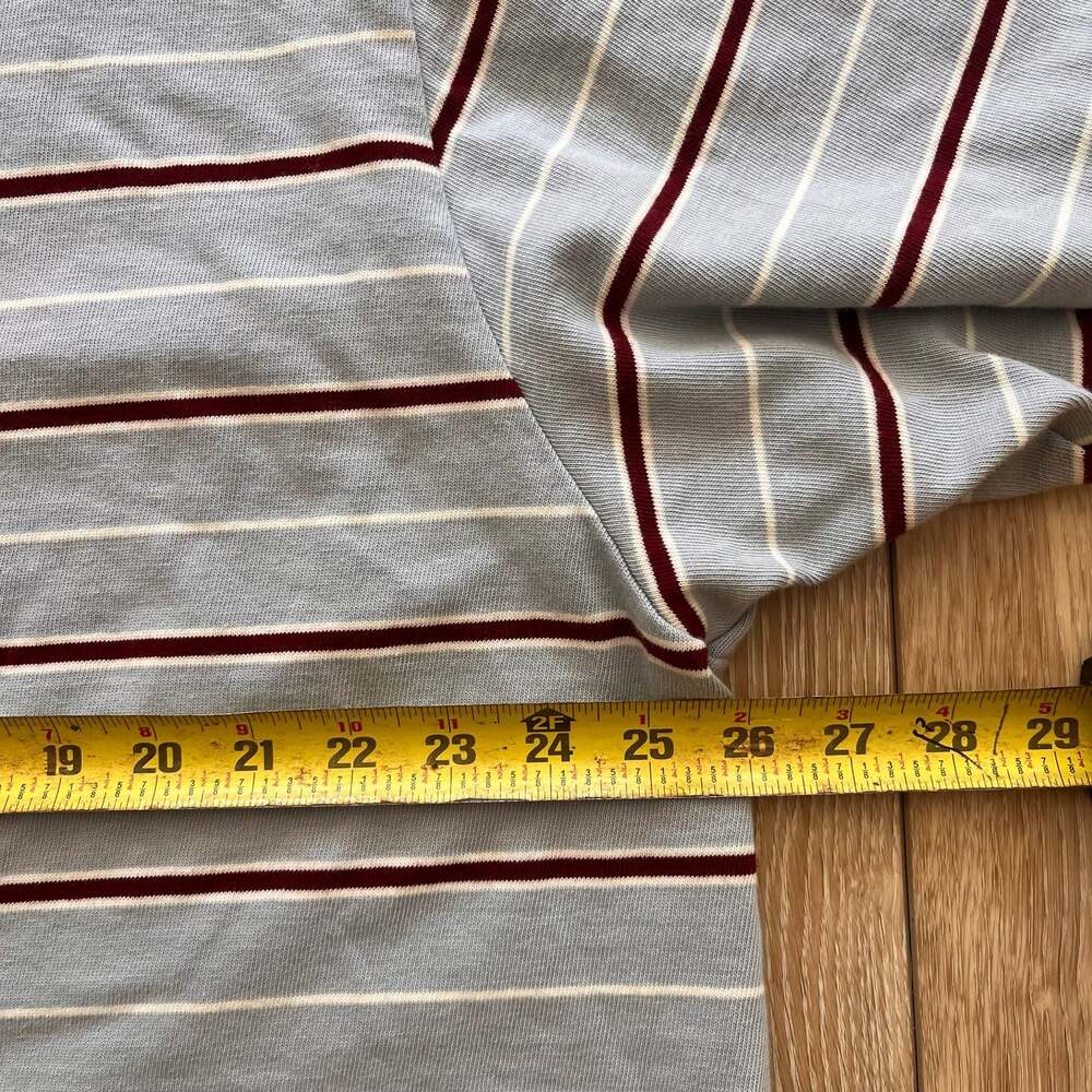 Damson Madder Remie Striped Long Sleeve Rugby Polo Shirt - Picture 7 of 8